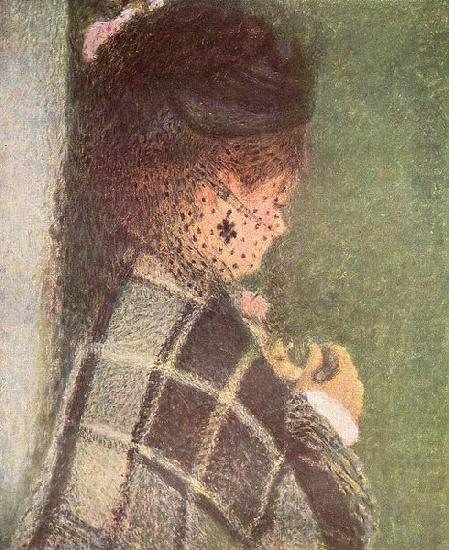 Dame mit Schleier, Pierre-Auguste Renoir